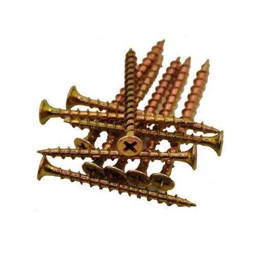 InTERCORP 610CY #6 X 1" Drywall/Deck Screws Yellow Zinc
