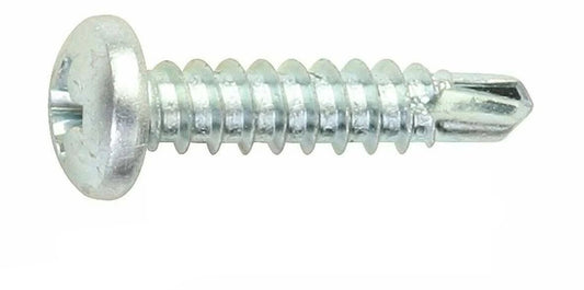 INTERCORP P110 #10 x 1-1/2" Self Drilling Screw Philips Pan Head Zinc -4,000 BOX