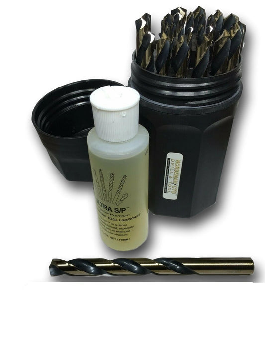 Norseman / Viking 29pc Super Premium Drill Bit Set 44170 USA MADE W/ CUTTING OIL