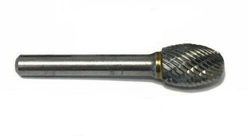 SE-3 Norseman Premium Carbide Burr Oval/Egg Shape Double Cut USA (18299)