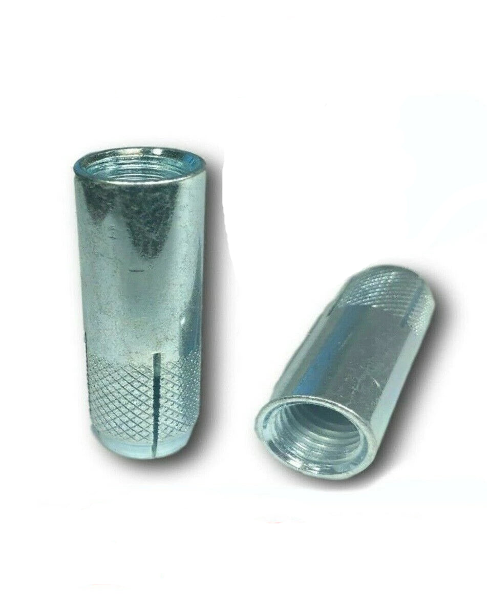 (25) Drop-In 1/2" x 2" Concrete Expansion Anchor 5/8" Drill Zinc Plated 1/2-13