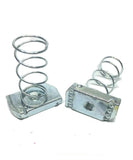 (#4118) P1006-1420 1/4-20 Spring Nuts for Unistrut / B-Line Channel QTY. 15