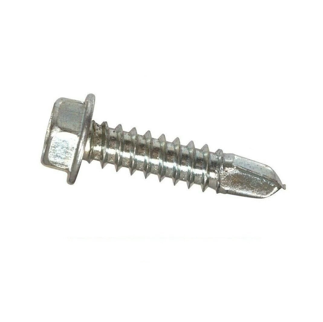 InTERCORP H4 #12-24 x 7/8" Self DrillIng Screw Hex Washer Head (Tek 4)