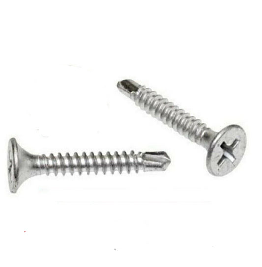 INTERCORP D1040Z #10 x 4" Self Drilling Philips Bugle Head Screws Zinc (1,000