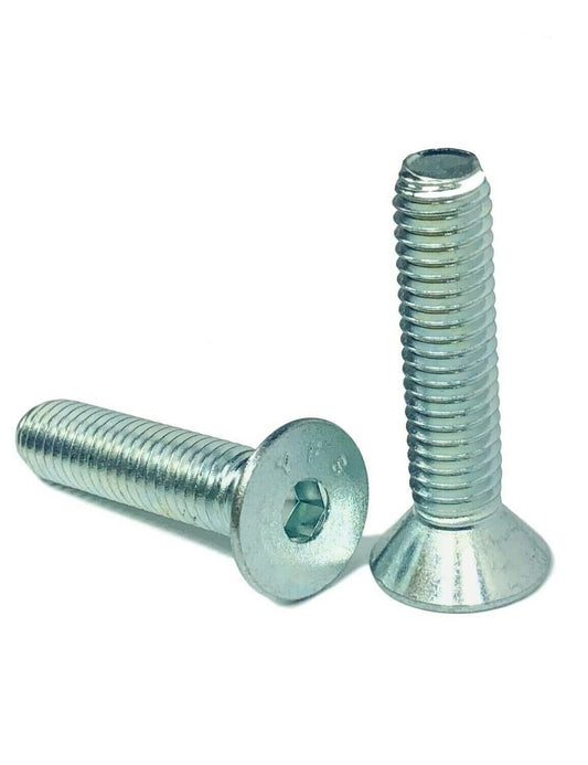 5/16"-18 X 1-3/4" Flat Head Cap Screw Coarse Thread Socket Zinc Plated