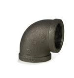 3/8" BLACK IRON PIPE THREADED 90?ø Degree ELBOW FITTINGS PLUMBING