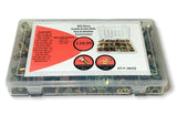 Grade 8 Hex Bolts Cap Screws, Nuts & Washers Assortment Kit - 380 Pieces!