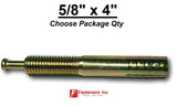 5/8" x 4" Strike Pin Nailon Concrete Wedge Anchor Yellow Zinc