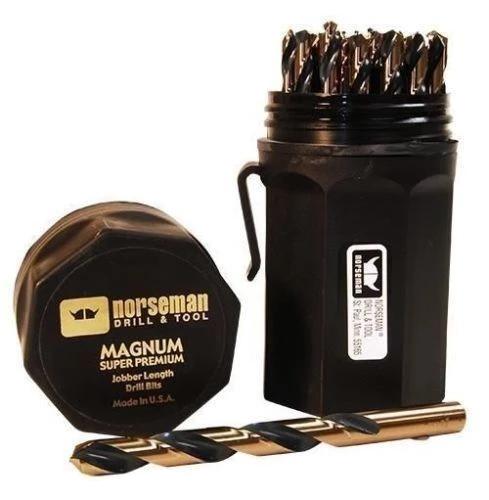 44170 Norseman / Viking SP-29P 29 Piece Drill Bit Set USA Jobber Length Set