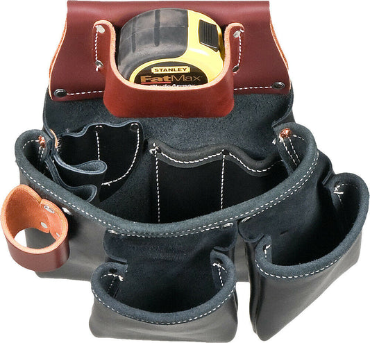 Occidental Leather B5018DBLH LEFT HAND 3-Pouch Pro Tool Fastener Tool Bag Black