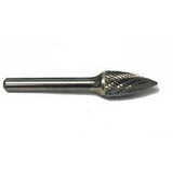 SG-5 Norseman Premium Carbide Burr Pointed Tree Shape Double Cut USA (18799)