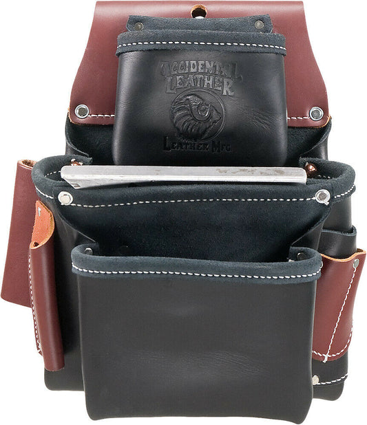 Occidental Leather B5060LH 3 Pouch Pro Fastener Nails Screws Bit Bag - Left Hand