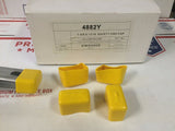 13/16" Shallow YELLOW End Caps for Unistrut Channel (#4882Y) (P2860-33)