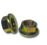 M12-1.75 Metric Hex Flange Nuts Class 10 (Grade 8) Zinc Yellow