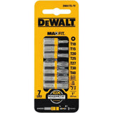 Dewalt DWA1TS-7V 1in. 7 Pc. Steel Torx Security Bit Set