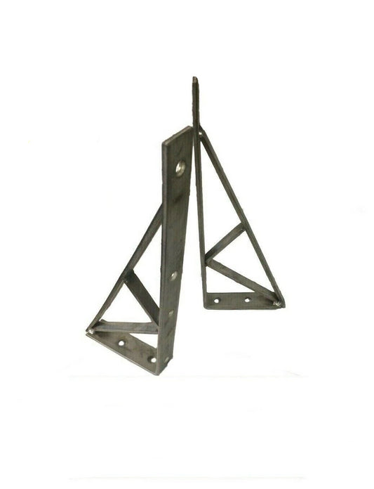 (#478416S1) P1777 Stainless Steel Unistrut Shelf Bracket / Brace 16-1/2" Qty: 5