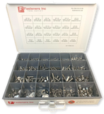 574 PCS Stainless Steel Button Socket Head Cap Screw Allen Bolt Assortment Kit
