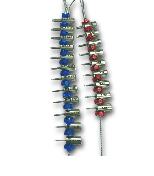 Fastener Screw Bolt Nut Thread Measure Gauge Size Checker - MINI Inch & Metric