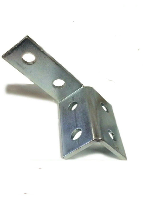 (#4742L) P2343L 6-Hole LEFT Corner WIng for Unistrut / B-LIne Channel