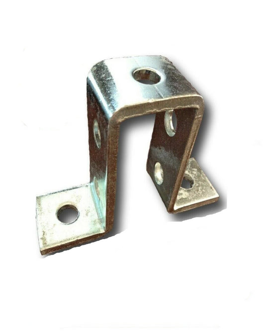 (#4703) P1737 3-1/4" 7 Hole U fitting for Unistrut Channel / Box of 10