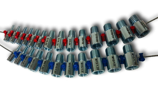 (6-32 to 1/2"-20 & M4 to M12) Screw Bolt Nut Thread Measure Gauge Size Checker