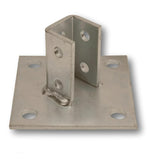 Hot Dip Galvanized Diagonal Angled Strut Post Base 1-5/8" Channel #4773G P2072A