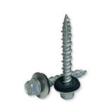 INTERCORP #10 x 2-1/2" Hex Rubber Washer Head PoleGripper Roofing Screws Galvanized