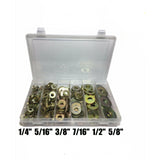 310 Piece Grade 8 USS Extra Thick Heavy Duty Flat Washer Assortment Kit 6 Sizes