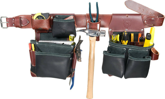 Occidental Leather B5625 Green Builder Black Framer Tool Belt Set