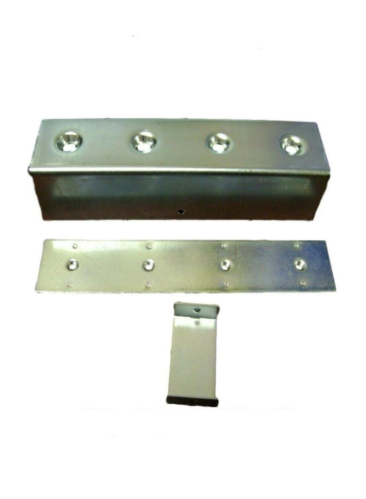(4899) P3922 1-5/8 4 Hole Int. / Ext. Coupler Splice 4 Unistrut Channel