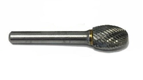 SE-5 Norseman Premium Carbide Burr Oval/Egg Shape Double Cut USA (18329)