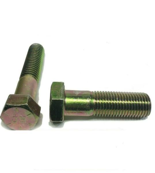 1/4"-20 x 3" Hex Bolt Zinc Plated Grade 8 Cap Screw Partial Thread