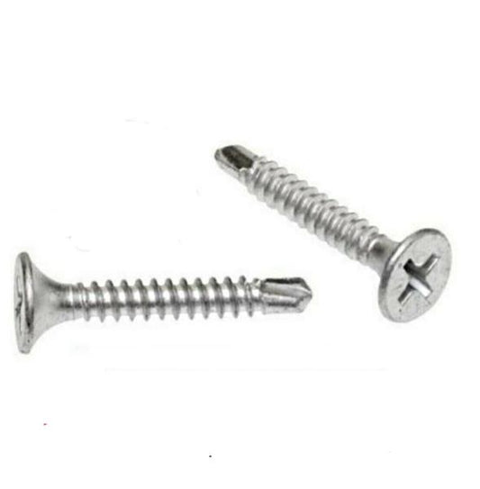 INTERCORP D830Z #8 x 3" Self Drilling Philips Bugle Head Screws Zinc (2,000)