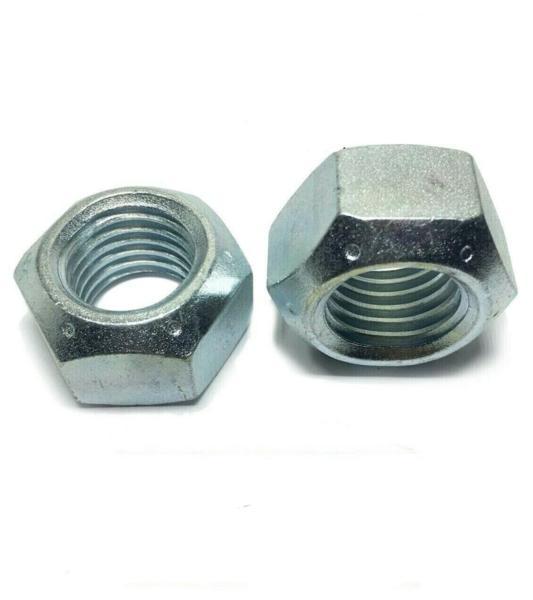 7/16"-14 All Metal Top Crimping Cone Lock Nut Grade 8 / C Zinc Plated