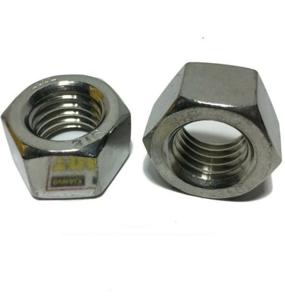 (Qty 25) 1/4-20 UNC 316 Grade Stainless Steel Finished Hex Nut GRADE 316