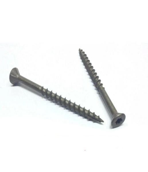 (100) #8 X 1-5/8" Drywall Decking Screws Torx Star Drive W.A.R. Coat