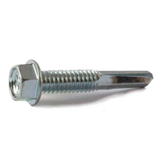 INTERCORP H53 #12-24 x 2" Self Drilling Screw Hex Washer Head (Tek 5) 2,000 BOX