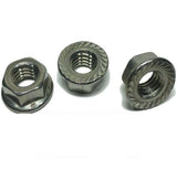5/16"-18 StaInless Steel Hex Flange Nut Locknuts Serrated