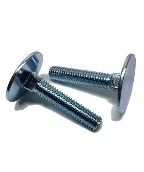 5/16"-18 x 1" Elevator Bolt Zinc Plated Full Thread Grade 2