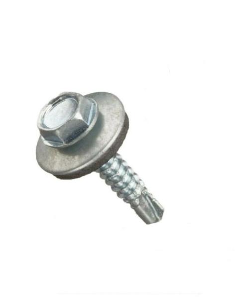 INTERCORP HA1032 #10 x 2" Self Drilling Screw Hex Washer Head W/ Washer - 1,500