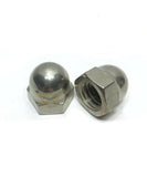 10-32 StaInless Steel Cap Acorn Hex Nuts UNF Grade 18-8 / 304