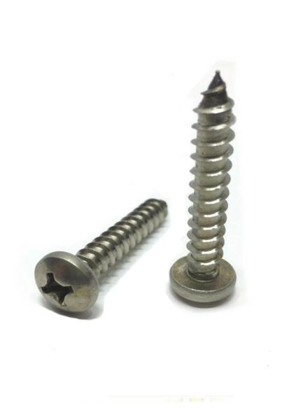 #14 x 1-1/2" Sheet Metal Screws StaInless Steel Pan Head Phillips Drive