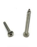 #14 x 1-1/2" Sheet Metal Screws StaInless Steel Pan Head Square Drive