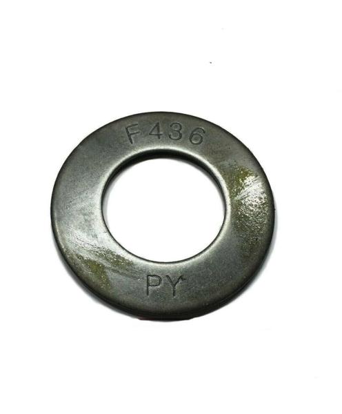 (Qty 100) 5/8" x 1 5/16"OD Grade F436 Round Structural Flat Washer Plain Finish