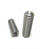 #8-32 x 3/4" StaInless Steel Socket Set Screw Cup PoInt
