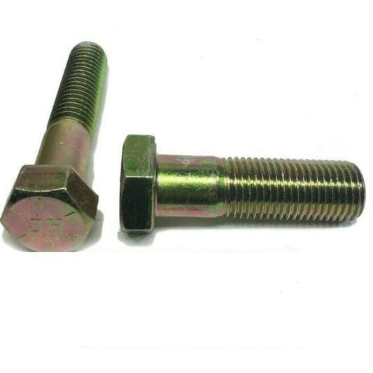 3/8"-16 x 1 3/4" Hex Bolt Zinc Plated Grade 8 Cap Screw Partial Thread