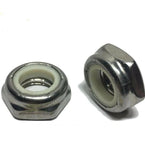 5/16"-24 Hex Jam Nylon Insert Lock nut Nylock StaInless Steel Half Height