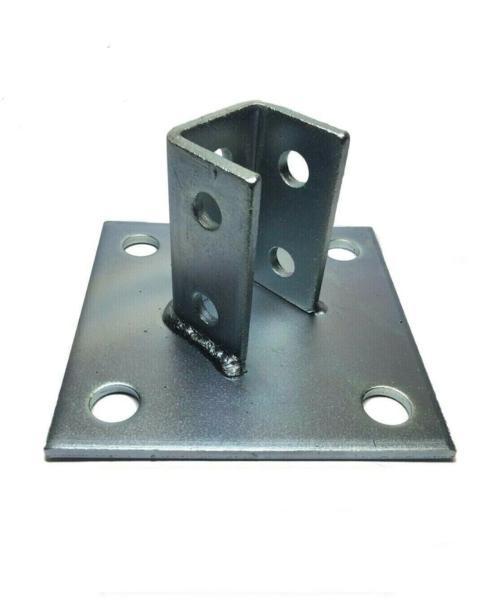 (#4773) P2072A EG Angled Post Base 1-5/8" for Unistrut / B-LIne Channel