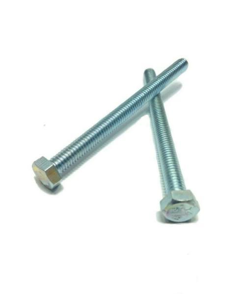 5/16"-18 x 4" Hex Tap Bolts Zinc Plated Grade A307 Cap Screw Full Thread