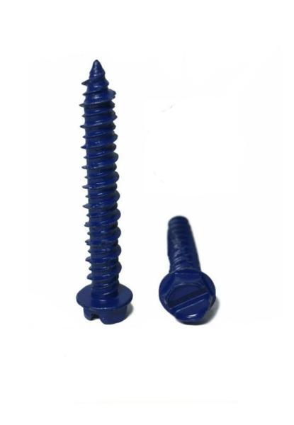 3/16" X 1 1/4" Concrete Masonry Screw Anchors Tapcon Hex Head